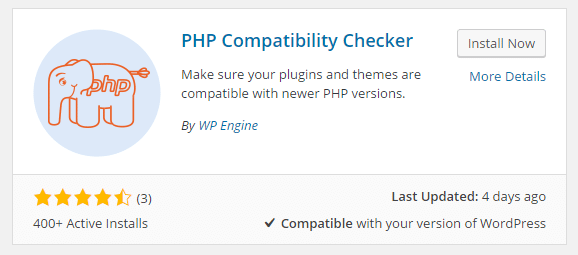 PHP 7 అనుకూలత తనిఖీ