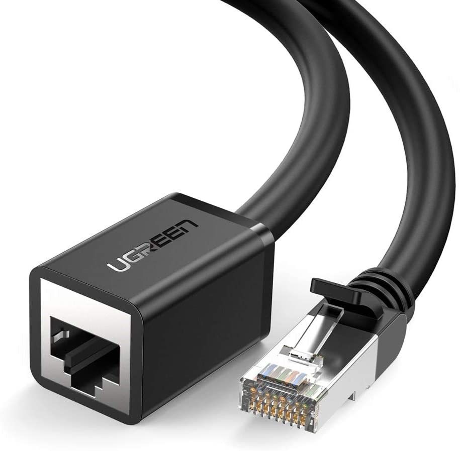 Удлинительный кабель UGREEN для сети Ethernet - разъем между мужчинами и женщинами