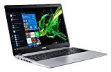 Laptop Acer Aspire 5 Slim, Paparan IPS Full HD 15,6 inci, AMD Ryzen 3 3200U, Grafik Vega 3, 4GB DDR4, SSD 128GB, Papan Kekunci Backlit, Windows 10 dalam Mode S, A515-43-R19L, Perak