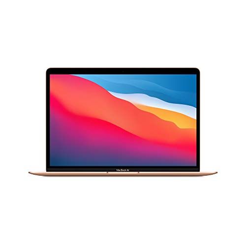 Apple MacBook Air 2020 dengan Chip Apple M1 (13 inci, RAM 8 GB, Penyimpanan SSD 256 GB) - Emas