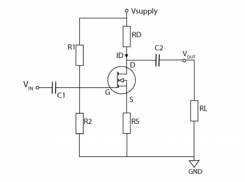   O diagramă a unui circuit
Descriere generată automat