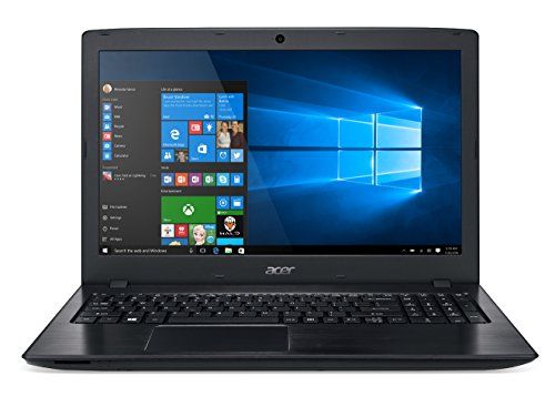 Acer Aspire E 15 E5-575-33BM 15,6-tommer Full HD-notebook (Intel Core i3-7100U-processor 7. generation, 4 GB DDR4, 1 TB 5400 omdr./min. Harddisk, Intel HD Graphics 620, Windows 10 Home), Obsidian Black