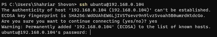 Mengakses Server Ubuntu 20.04 LTS dari Jarak Jauh melalui SSH 3