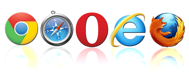 interneto naršyklės - „Chrome“, „Firefox“, „Opera“, „Safari“, IE